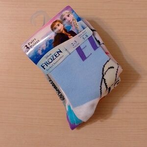 3 Pairs Disney Frozen Girls Socks 2 - 3 years 5-8